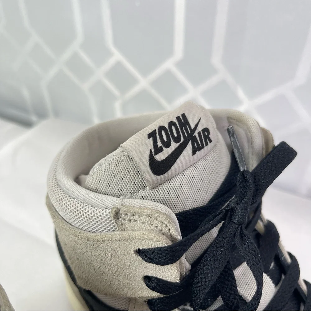 Jordan 1 High Zoom Air CMFT 2 Light Iron Ore Black Suede Sneaker Women's 9.5